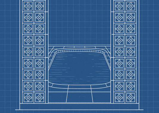 Poolside Perfection with Breeze Blocks