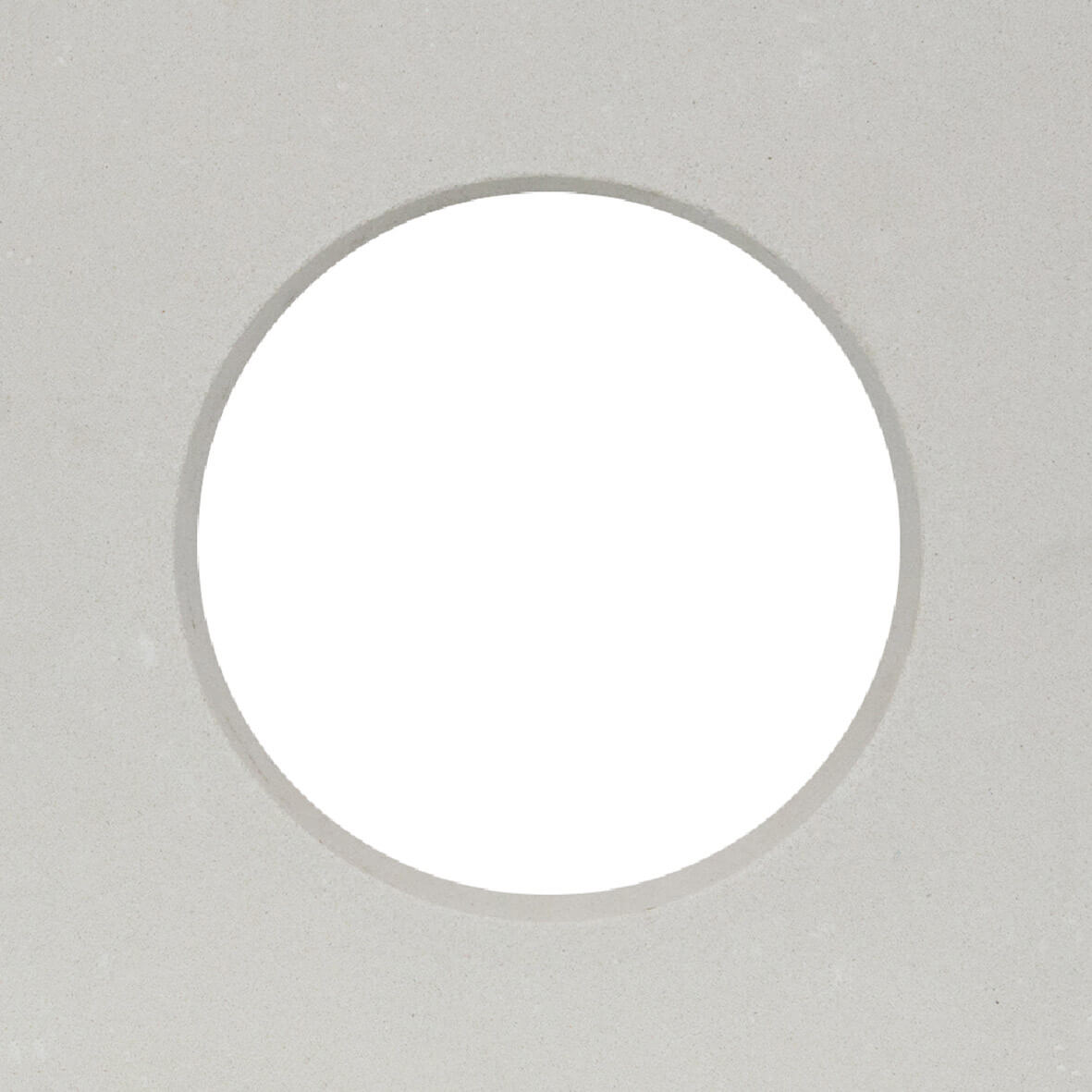 Large White Circle Breeze Block