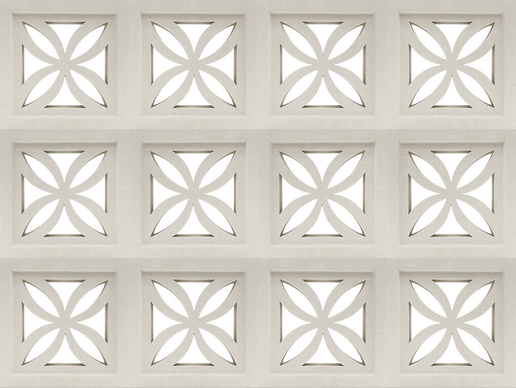 Small Four Leaf Breeze Block