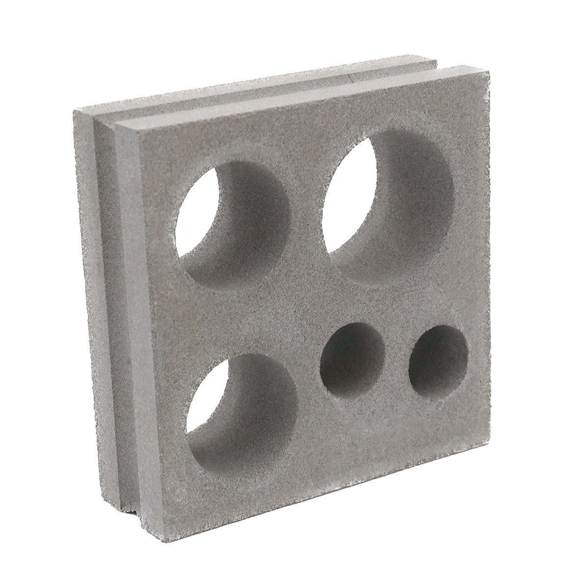 Small Grey Seafoam Breeze Block