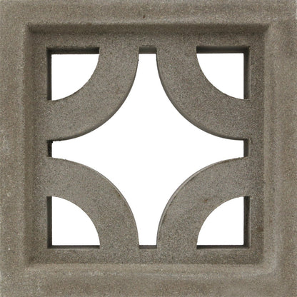 Small Grey Empress Breeze Block