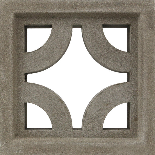 Small Grey Empress Breeze Block