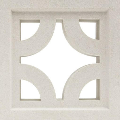 Small White Empress Breeze Block