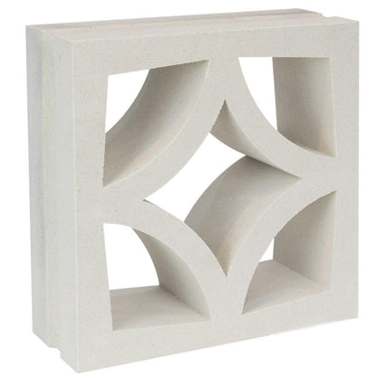 Large White Empress Breeze Block