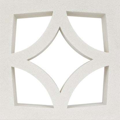 Large White Empress Breeze Block