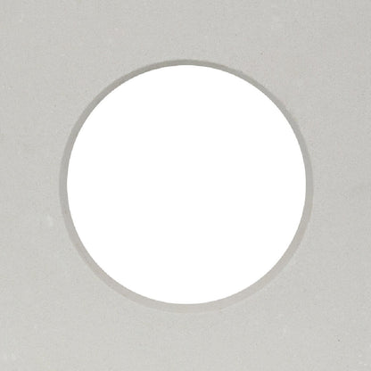Large White Circle Breeze Block