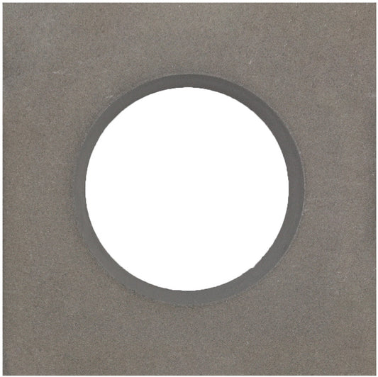 Large Grey Circle Breeze Block
