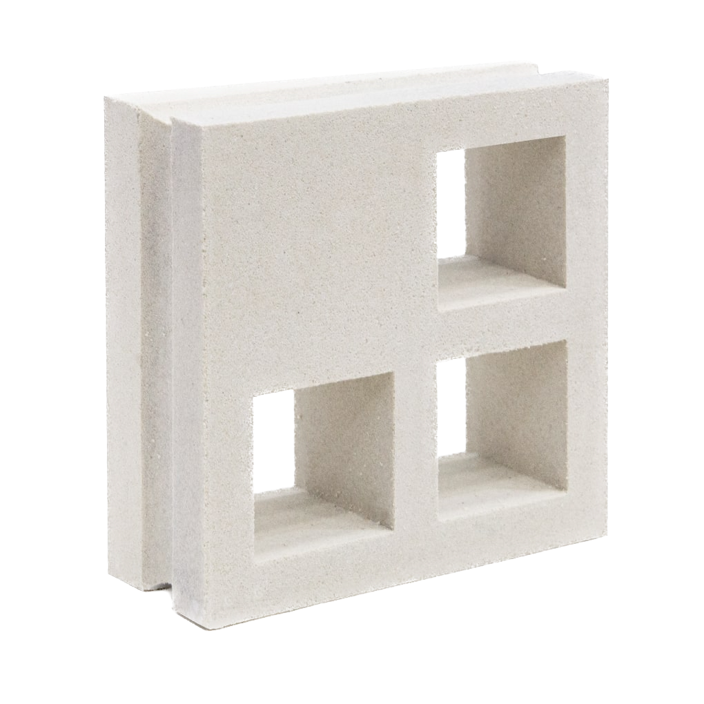 Petit Breeze Block à Trois Panneaux