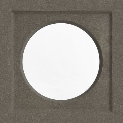 Small Grey Circle Breeze Block