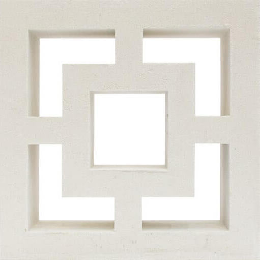 Large Square on Square Breeze Block